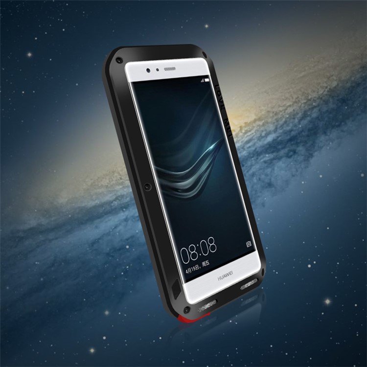 LOVE MEI for Huawei P9 Shockproof Dropproof Dustproof Protection Case - Black-1