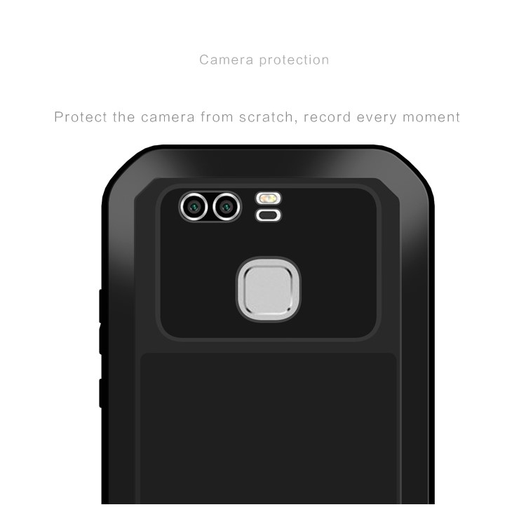 LOVE MEI for Huawei P9 Shockproof Dropproof Dustproof Protection Case - Black-11