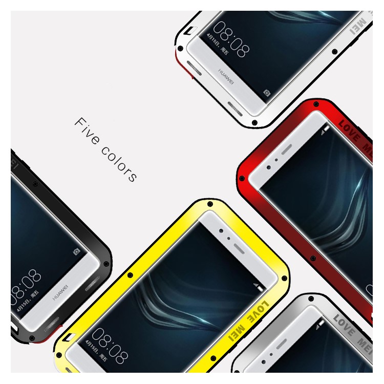 LOVE MEI for Huawei P9 Shockproof Dropproof Dustproof Protection Cover - White-2
