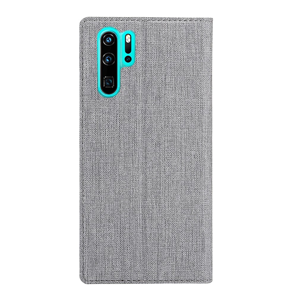 Couverture En Cuir De Téléphone De Secousse De Fenêtre De Texture De Fenêtre De DMX De VILI Avec La Fente De Carte Pour Le Huawei P30 Pro - Gris-3