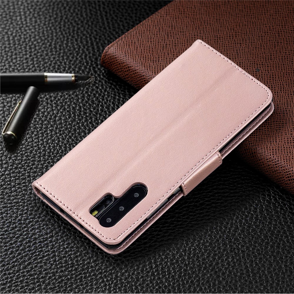 Per Huawei P30 Pro Custodia In Pelle Con Stampa Di Impronte In PU - Rosa-8