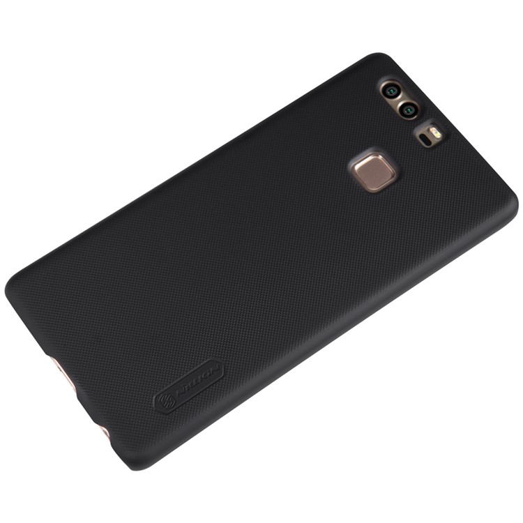 NILLKIN Super Frosted Shield PC Hard Case for Huawei P9 with Screen Protector - Black-5