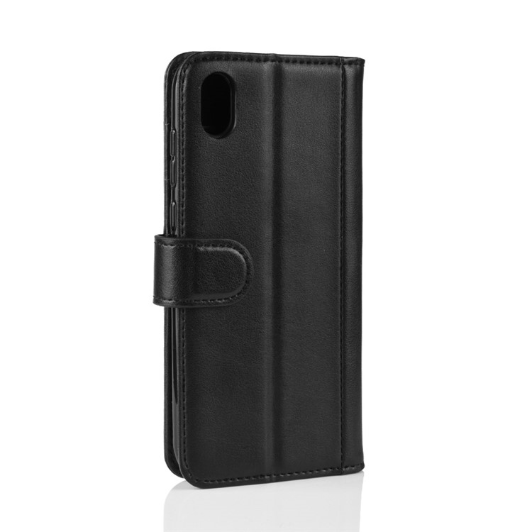 Split Leather Mobile Phone Case Cover for Huawei Y5 (2019) - Black-3