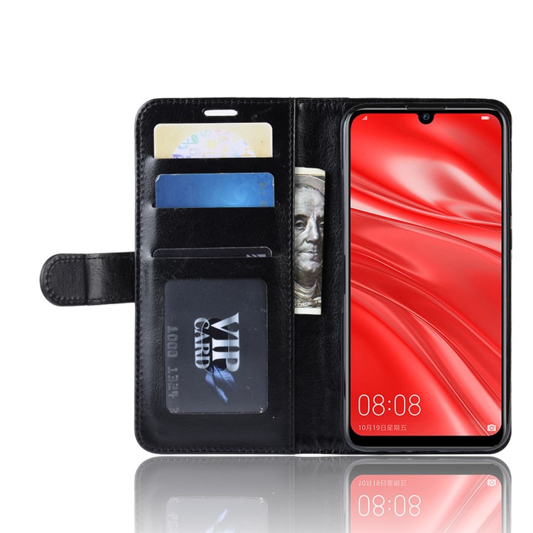 Crazy Horse PU Leather Stand Wallet Flip Case for Huawei P Smart Plus 2019 / Enjoy 9s - Grey-6