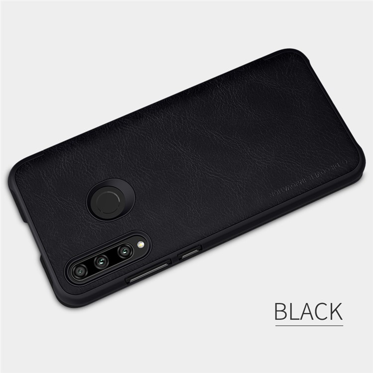 NILLKIN Qin Series Card Holder Leather Protector Cover for Huawei Honor 20i / Honor 10i - Black-2