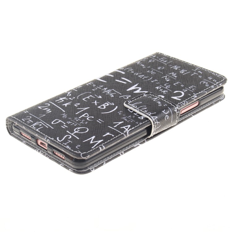 Pattern Printing Leather Wallet Case Cover for Huawei P9 Lite - Mathematics Formula-3