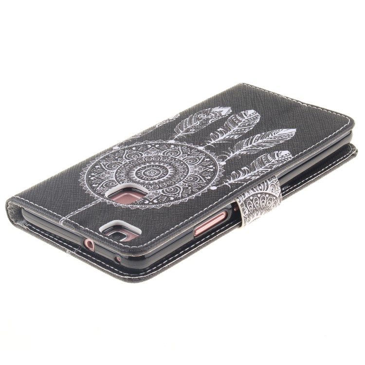 Magnetic Leather Stand Case for Huawei P9 Lite - Dream Catcher-4