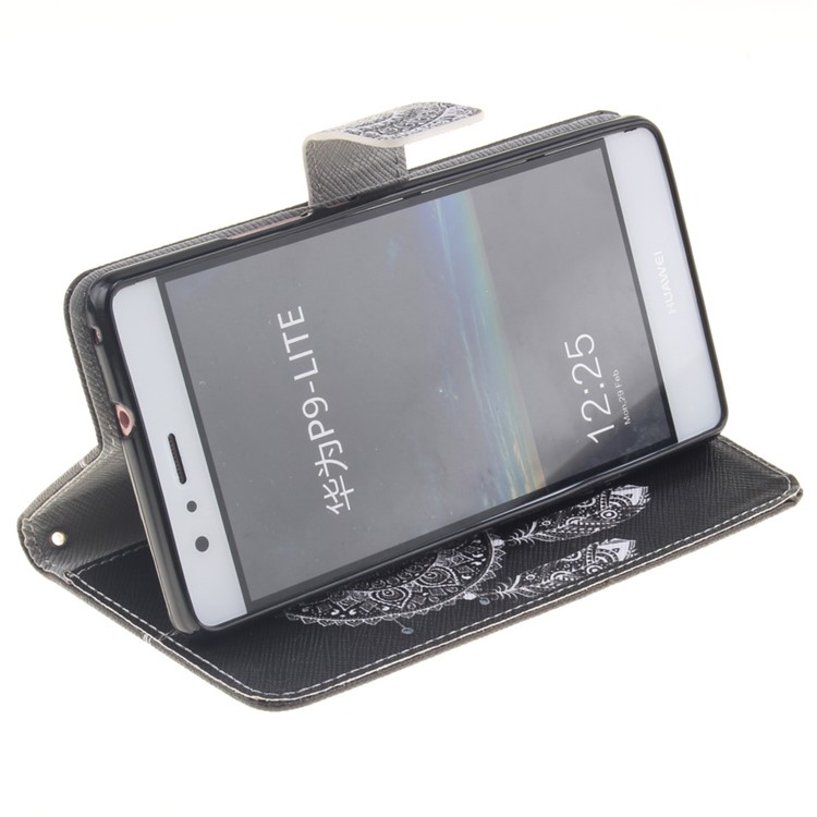 Magnetic Leather Stand Case for Huawei P9 Lite - Dream Catcher-5