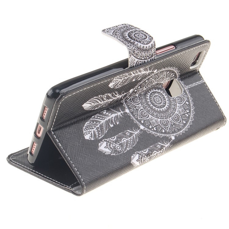 Magnetic Leather Stand Case for Huawei P9 Lite - Dream Catcher-6