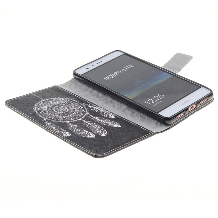 Magnetic Leather Stand Case for Huawei P9 Lite - Dream Catcher-7