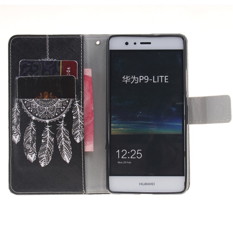 Magnetic Leather Stand Case for Huawei P9 Lite - Dream Catcher-8