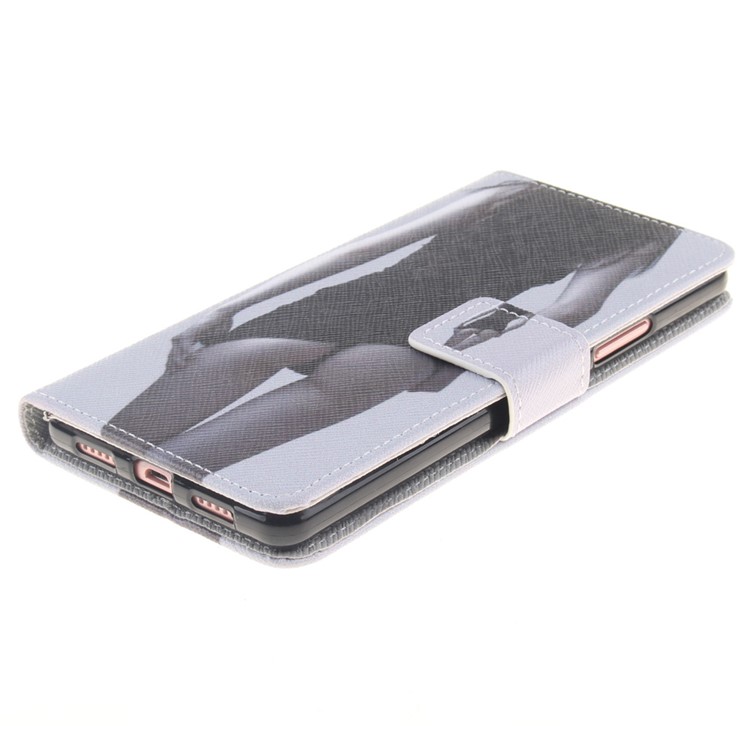 Magnetic Leather Stand Cover for Huawei P9 Lite - Sexy Beauty-3