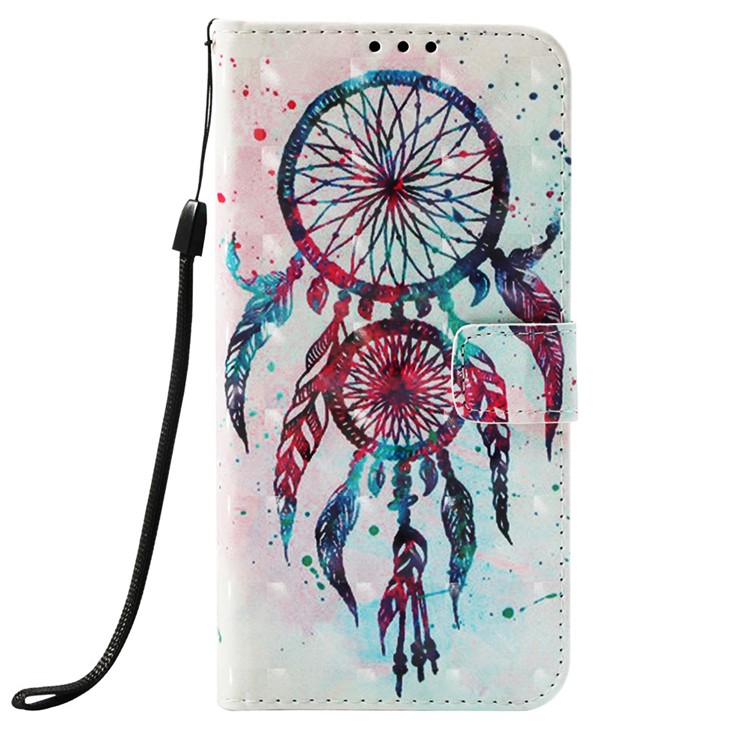 Pattern Printing Light Spot Decor Stand Leather Wallet Cover for Huawei P Smart Plus 2019 / Honor 10i / Enjoy 9s / nova 4 lite - Colorized Dream Catcher-2