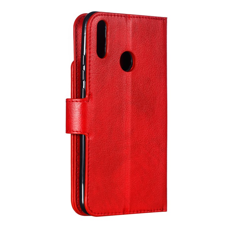 9 Card Slots Crazy Horse Leather Wallet Case for Huawei Y9 (2019)/Enjoy 9 Plus - Red-5