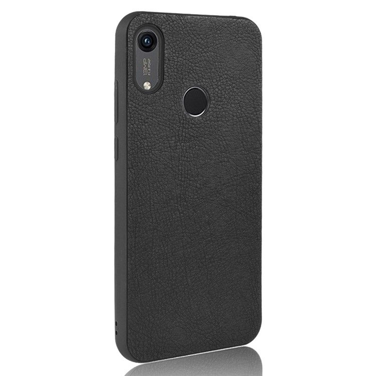 PU Leather Coated TPU Soft Case for Huawei Honor 8A / Y6 (2019) - Black-3