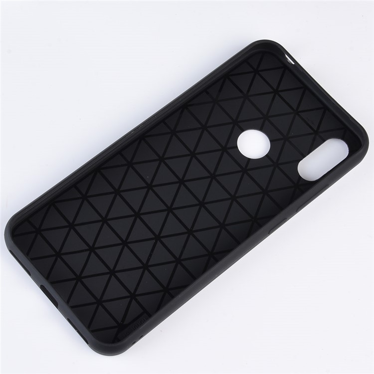 PU Leather Coated TPU Soft Case for Huawei Honor 8A / Y6 (2019) - Black-5