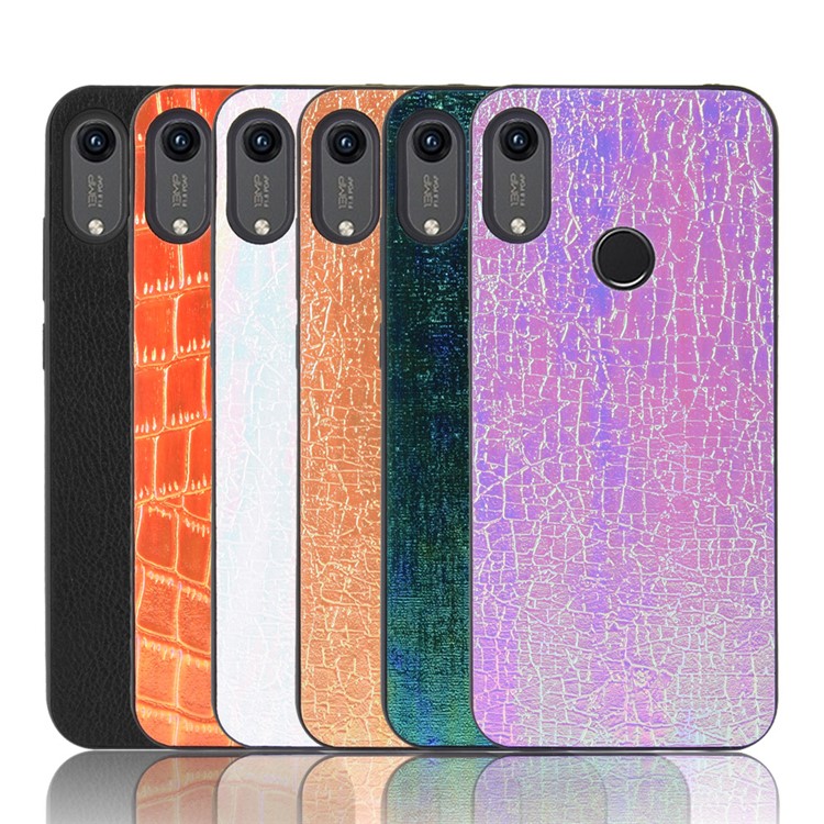 PU Leather Coated TPU Soft Case for Huawei Honor 8A / Y6 (2019) - Black-8