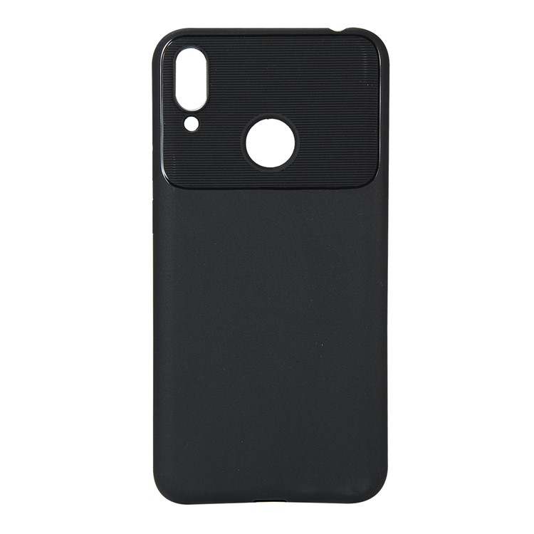 Armour Series Soft TPU Back Cover Protector for Huawei Y7 (2019)/Y7 Prime (2019) - Black-2