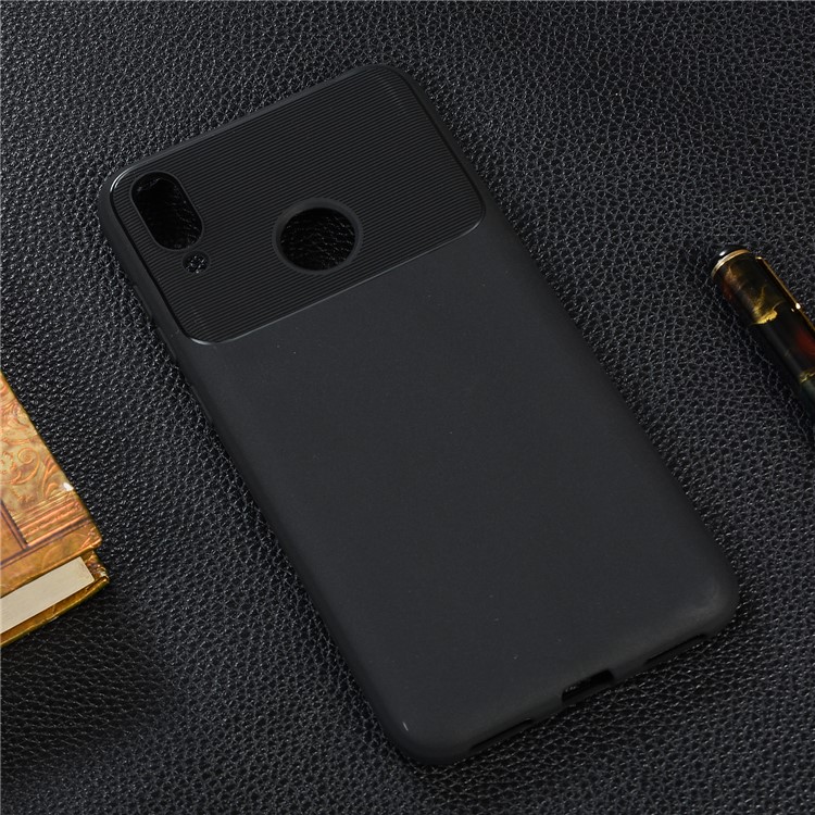 Armour Series Soft TPU Back Cover Protector for Huawei Y7 (2019)/Y7 Prime (2019) - Black-6