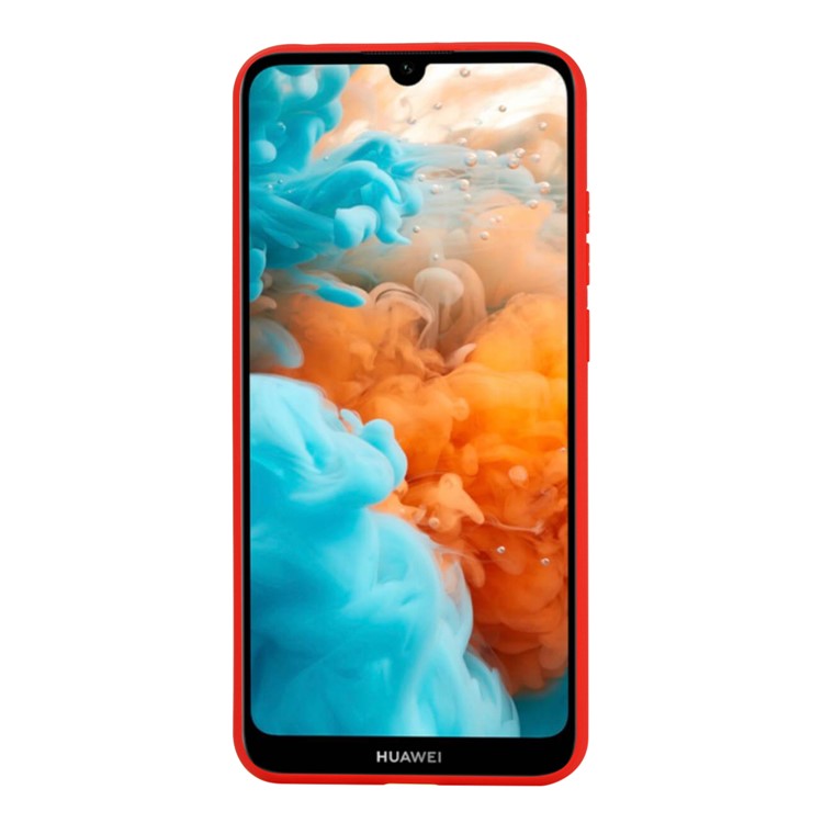 Armour Series Soft TPU Back Case for Huawei Y6 (2019) / Y6PRIME (2019) - Red-3