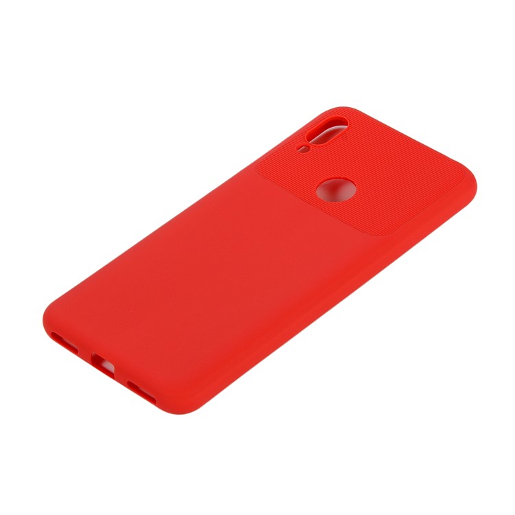 Armour Series Soft TPU Back Case for Huawei Y6 (2019) / Y6PRIME (2019) - Red-4