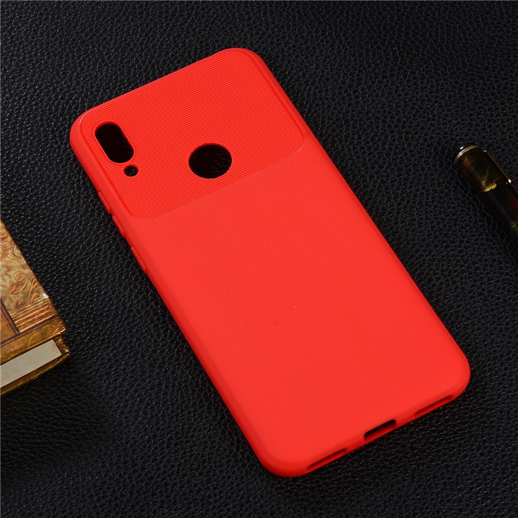 Armour Series Soft TPU Back Case for Huawei Y6 (2019) / Y6PRIME (2019) - Red-6