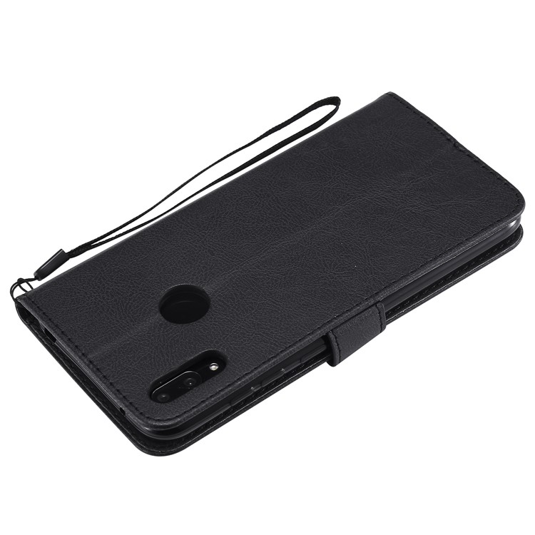 Wallet Leather Stand Case for Huawei Enjoy 9 / Huawei Y7 (2019) - Black-6