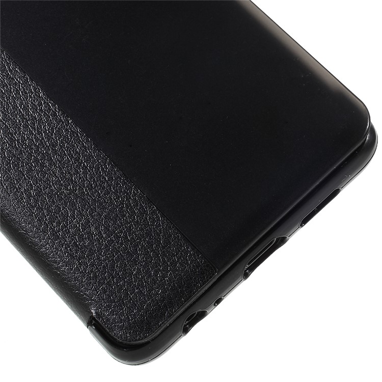 Smart Wake up/Sleep View Window Leather Flip Case for Huawei P30 - Black-4