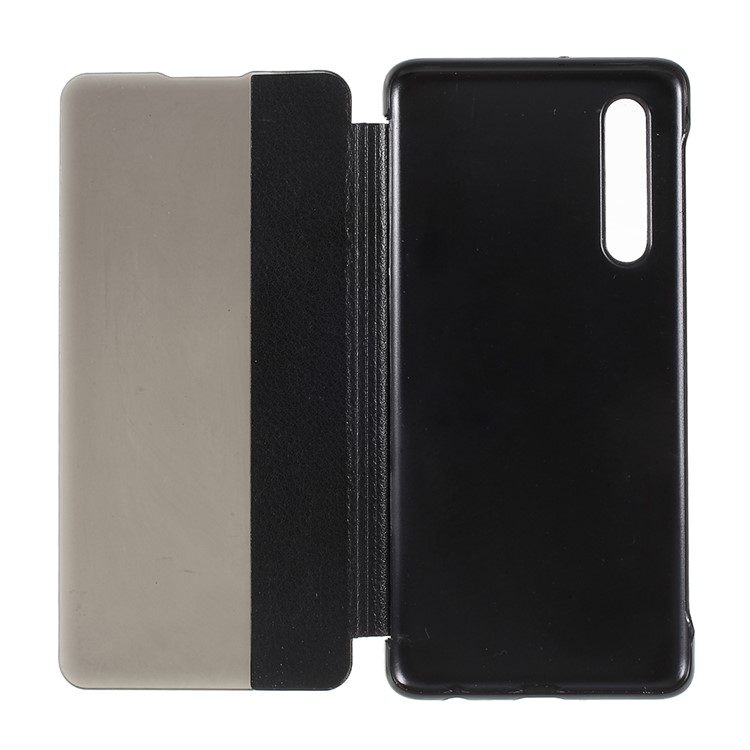 Smart Wake up/Sleep View Window Leather Flip Case for Huawei P30 - Black-9