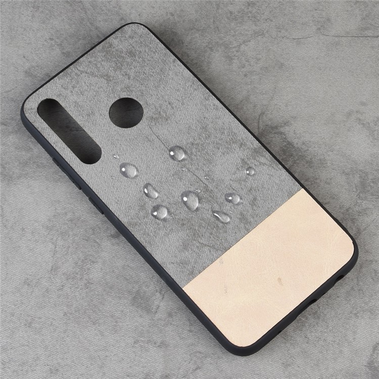 Bi-color Splicing PU Leather Coated PC + TPU Hybrid Case for Huawei P Smart Plus 2019 / Enjoy 9s / Honor 10i / Honor 20i - Grey-6