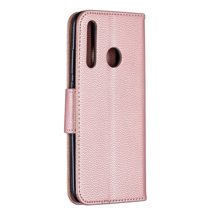 Litchi Skin Leather Wallet Case for Huawei P Smart Plus 2019 / Enjoy 9s / Honor 10i - Rose Gold-3
