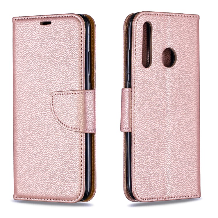 Litchi Skin Leather Wallet Case for Huawei P Smart Plus 2019 / Enjoy 9s / Honor 10i - Rose Gold-4