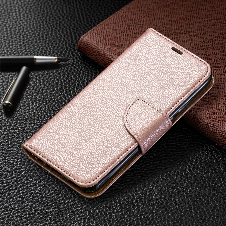 Litchi Skin Leather Wallet Case for Huawei P Smart Plus 2019 / Enjoy 9s / Honor 10i - Rose Gold-7