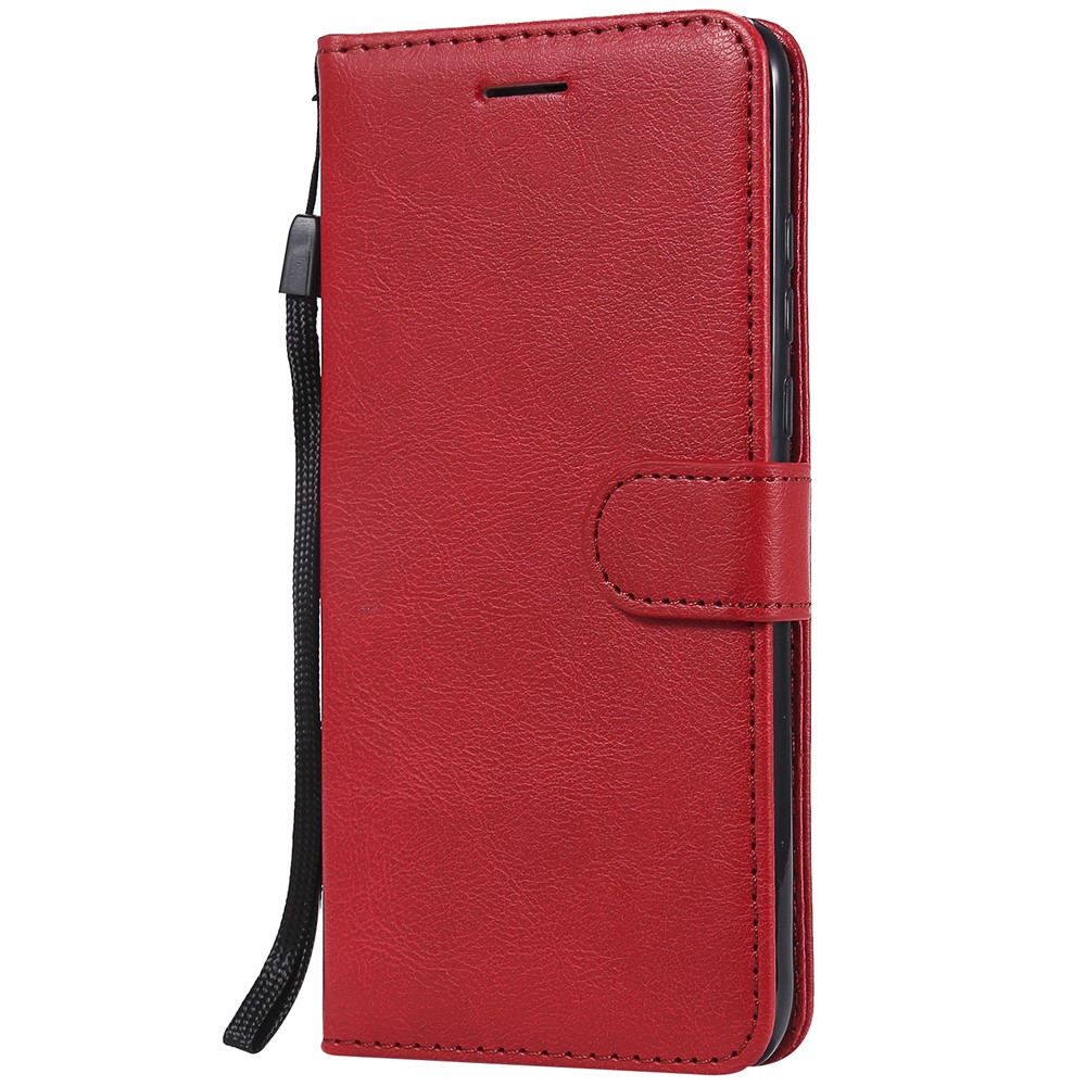 Embalagem Destacável Magnética Do Suporte Do Couro Da Carteira 2 In-1 Para O Huawei P30 Lite / nova 4e - Vermelho-2