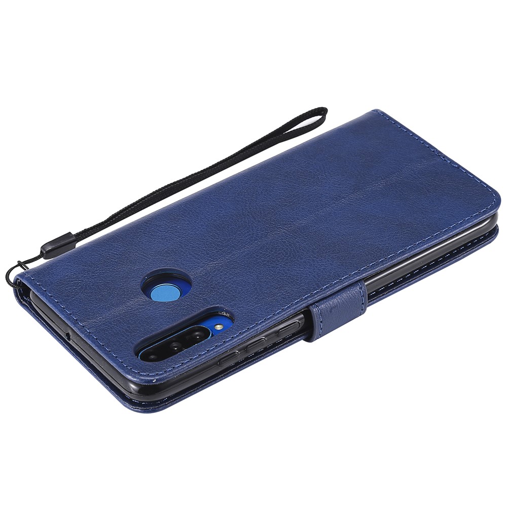 Embalagem Destacável Magnética Do Suporte Do Couro Da Carteira 2 In-1 Para O Huawei P30 Lite / nova 4e - Azul-10