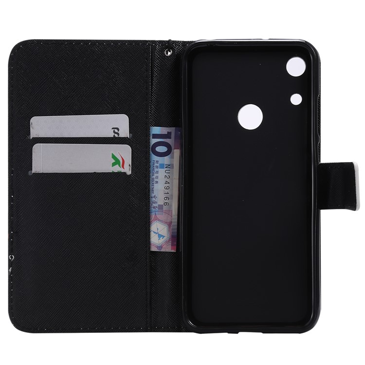 Pattern Printing Wallet Stand Leather Phone Case for Huawei Honor 8A/Y6 (2019) - Bear-4