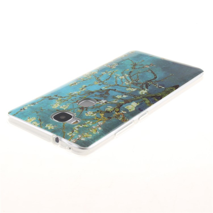 IMD TPU Skin Cover for Huawei Honor Play 5X/Honor 5X - Wintersweet Flowers-4