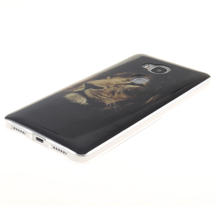 Gel TPU IMD Phone Cover for Huawei Honor Play 5X/Honor 5X - Lion-3