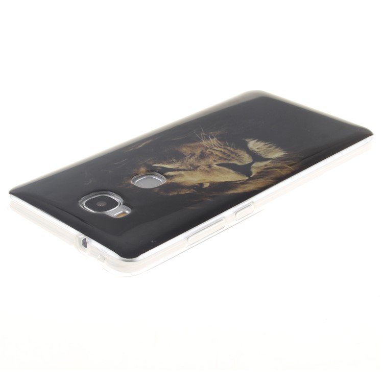 Gel TPU IMD Phone Cover for Huawei Honor Play 5X/Honor 5X - Lion-4