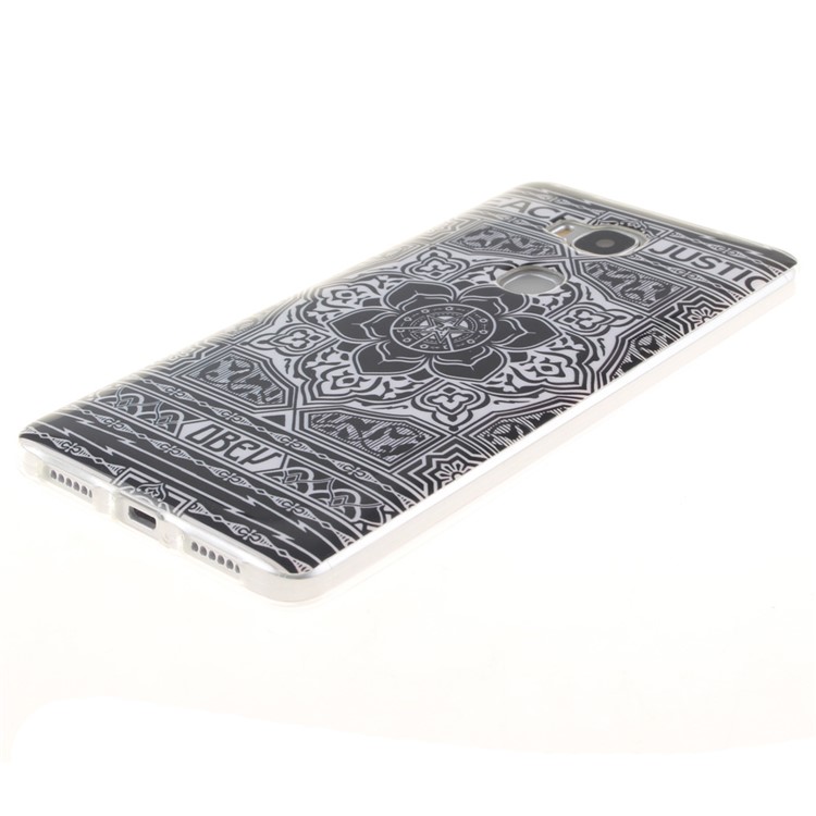 Glossy IMD TPU Protective Case for Huawei Honor Play 5X/Honor 5X - Yen Pattern-3