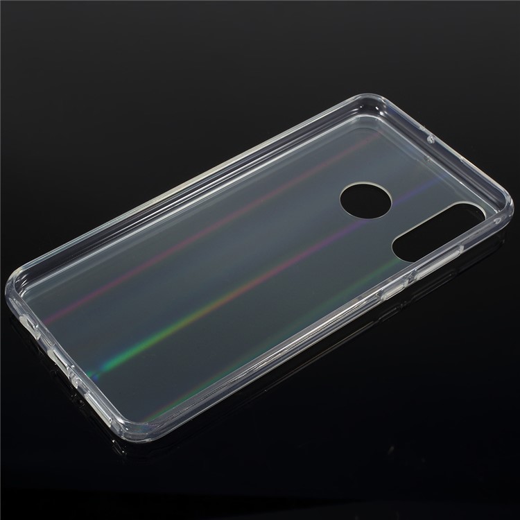 Aurora Series Acrylic + TPU Frame Bling Transparent Phone Case for Huawei P30 Lite-2