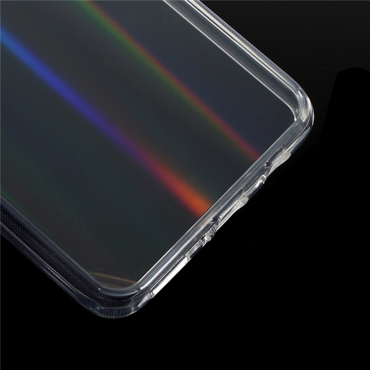Aurora Series Acrylic + TPU Frame Bling Transparent Phone Case for Huawei P30 Lite-5