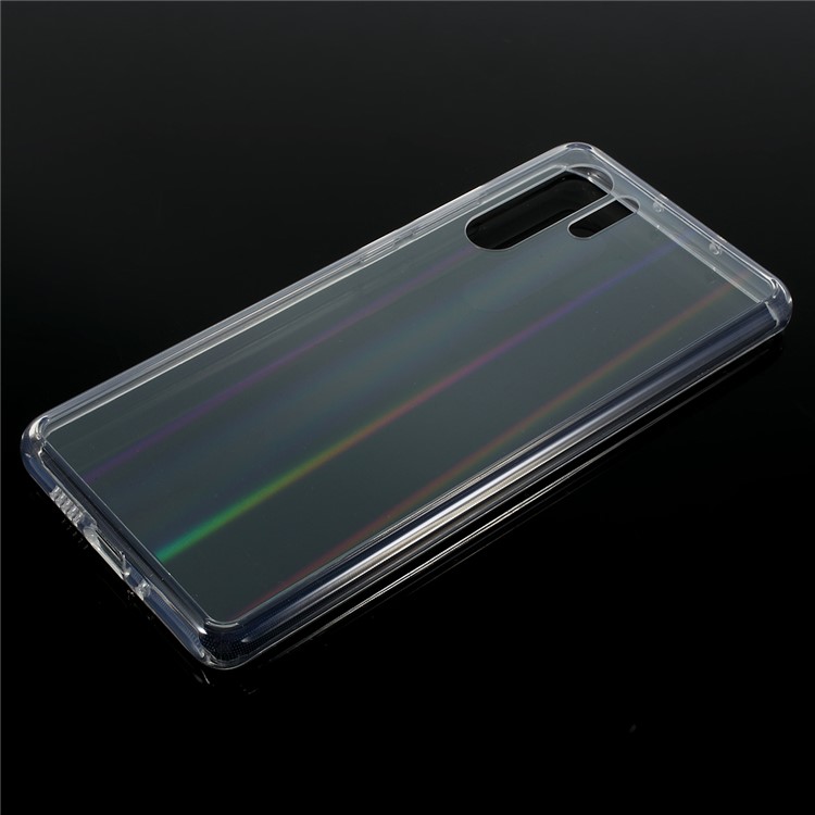 Aurora Series Acrylic + TPU Frame Bling Transparent Back Shell for Huawei P30 Pro-1