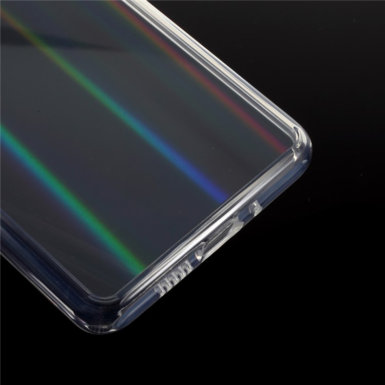 Aurora Series Acrylic + TPU Frame Bling Transparent Back Shell for Huawei P30 Pro-5