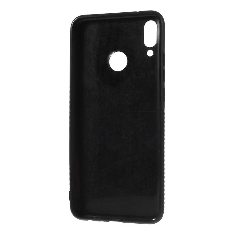 Carbon Fiber Brushed TPU Mobile Phone Shell for Huawei Y9 (2019) / Enjoy 9 Plus - Black-3