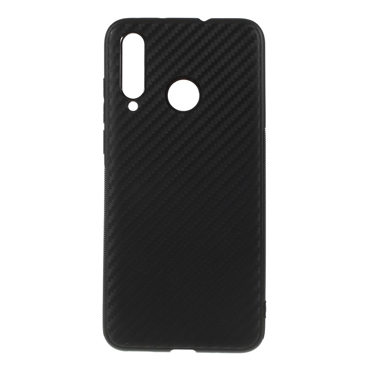 Carbon Fiber Brushed TPU Mobile Phone Shell for Huawei nova 4 - Black-1