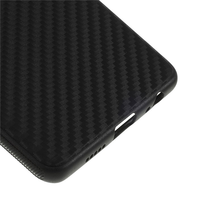Carbon Fiber Brushed TPU Phone Shell for Huawei P30 - Black-5
