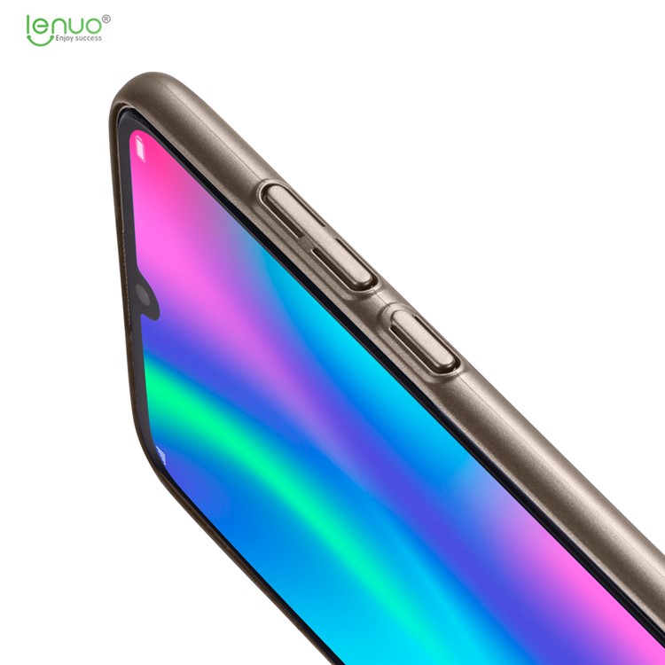 LENUO Leshield Serie Silky Touch Hard PC Schutzhülle Für Huawei Y6 Pro (2019) / Huawei Y6 (2019, Ohne Fingerabdrucksensor) - Gold-3