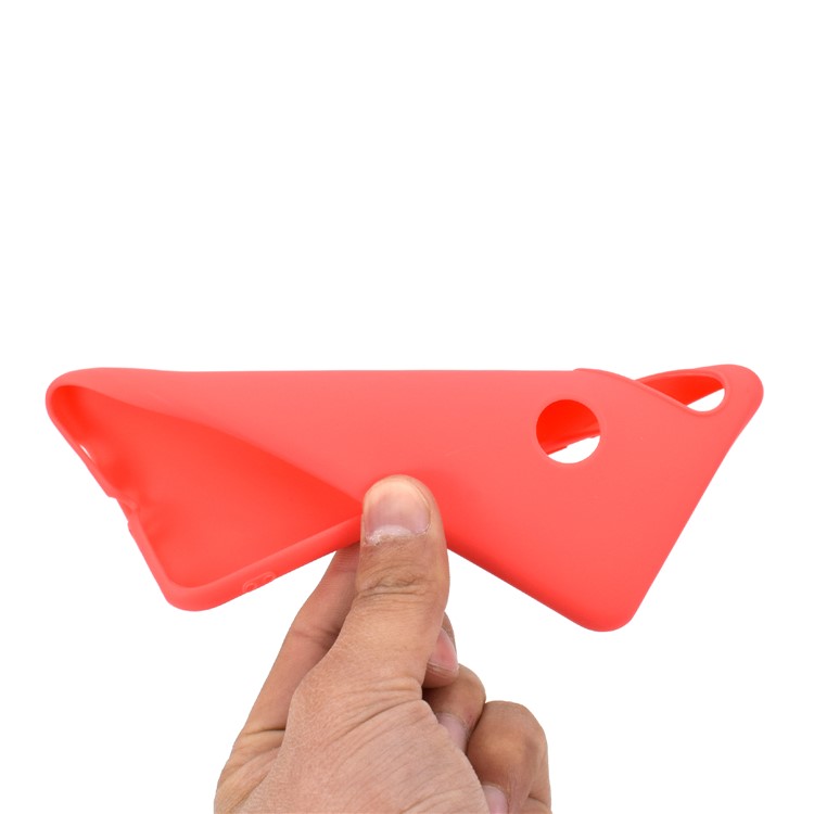 Solid Color Matte TPU Soft Mobile Phone Cover for Huawei P Smart Plus 2019 / Enjoy 9s / Honor 10i - Red-5