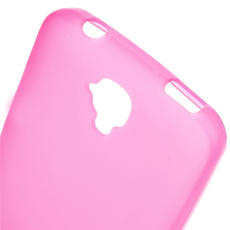 Double-sided Frosted TPU Shell Cover for Huawei Y5 Y560 - Rose-2